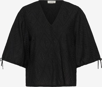 SOAKED IN LUXURY Bluse 'Joella' in Schwarz: Vorderseite