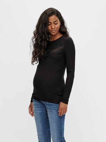 MAMALICIOUS Shirt in Black: front