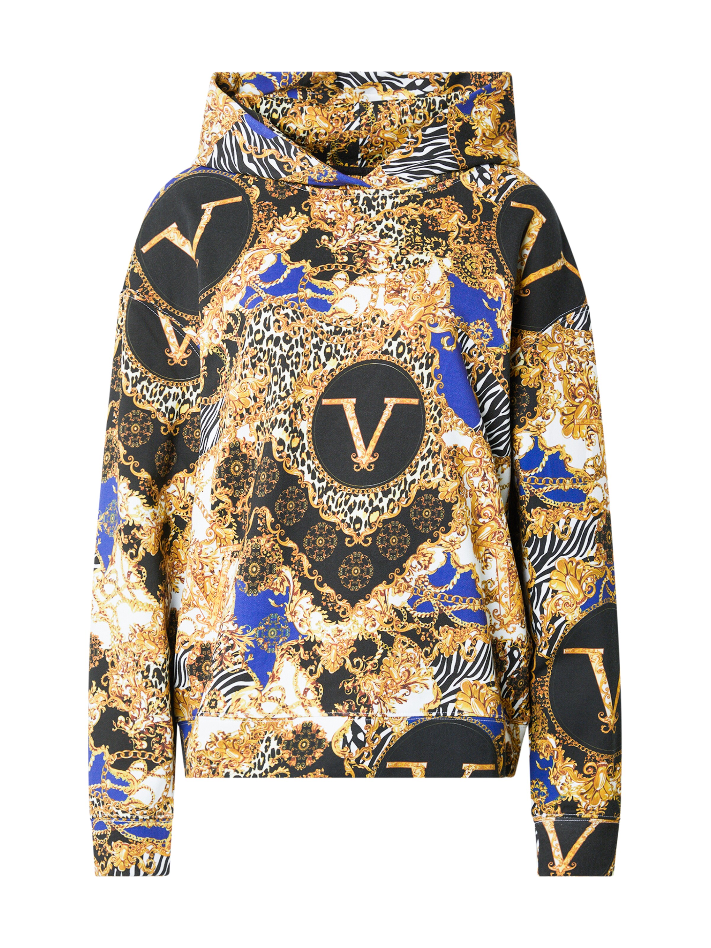 19V69 ITALIASweater majica 'Burner Gold' - miks boja boja: prednji dio