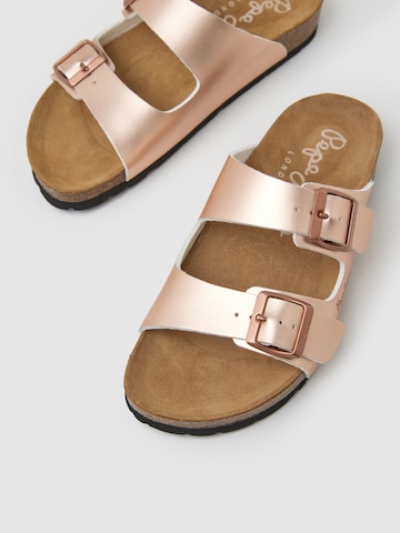 Pepe Jeans Mules 'Oban Claic' in Pink