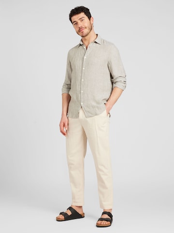 SELECTED HOMME - Regular Fit Camisa 'KYLIAN' em cinzento