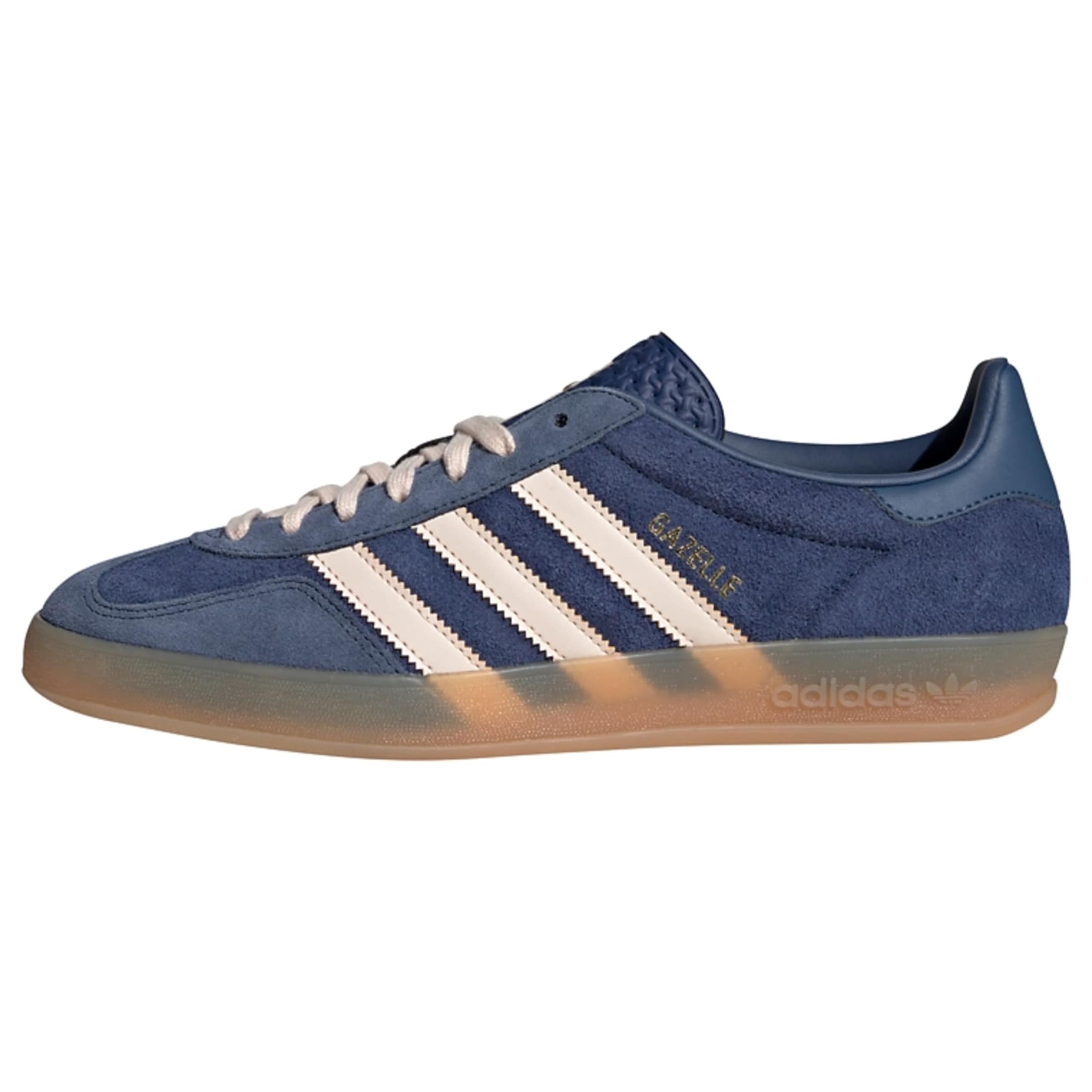 ADIDAS ORIGINALS Ниски маратонки 'Gazelle' в синьо: отпред