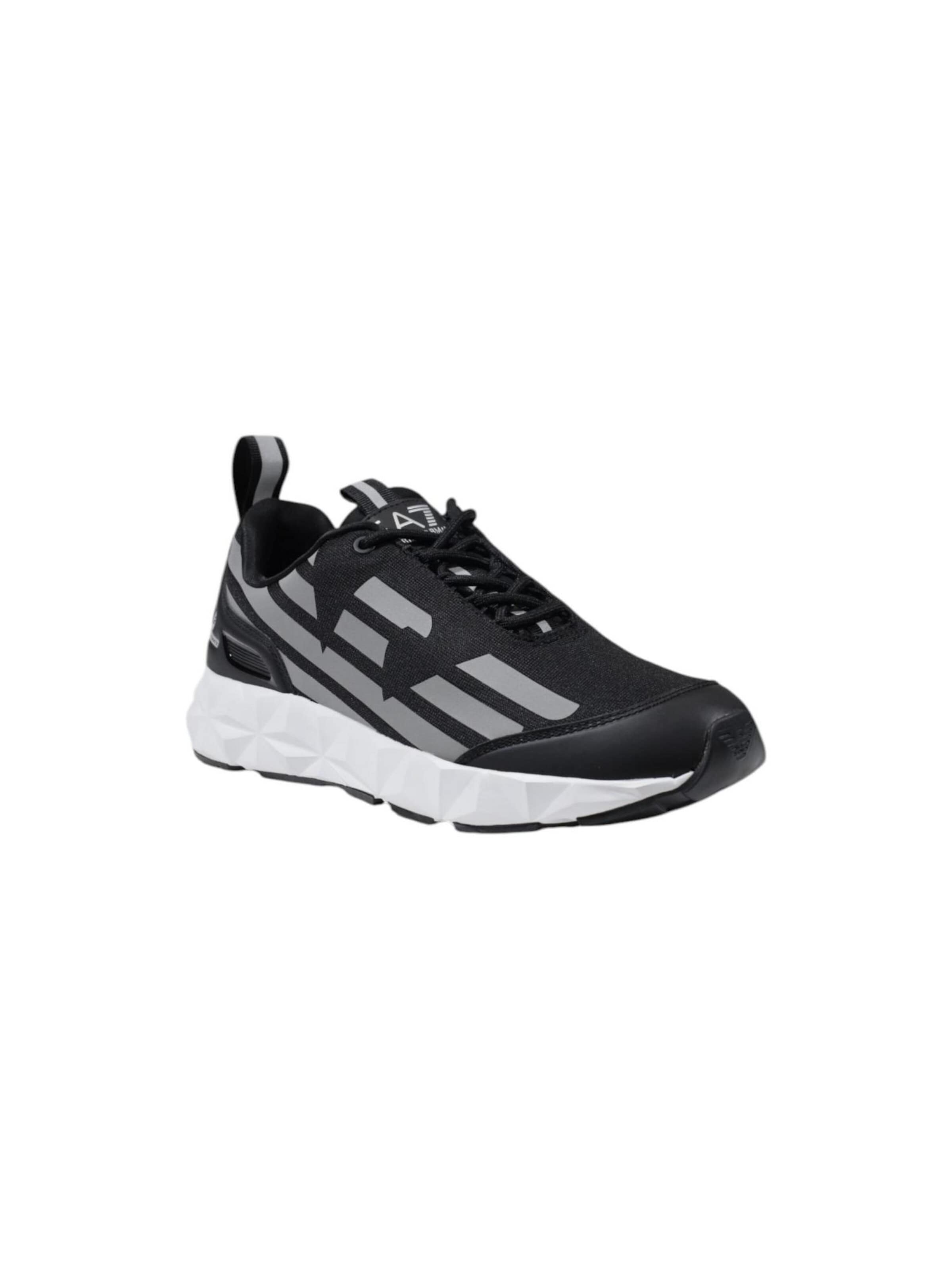 EA7 Emporio Armani - Zapatillas deportivas bajas 'X8X217 XK433' en negro: frente