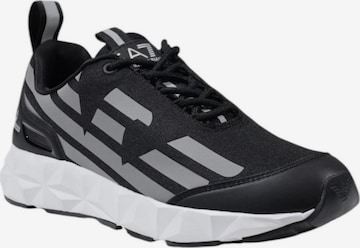 EA7 Emporio Armani - Zapatillas deportivas bajas 'X8X217 XK433' en negro: frente