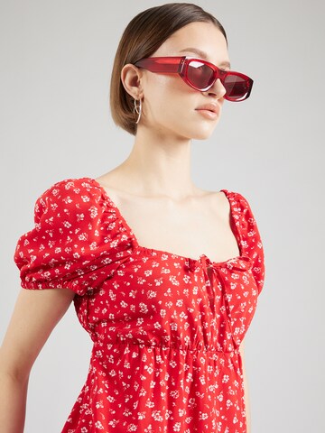 Monki - Vestido de verão em vermelho