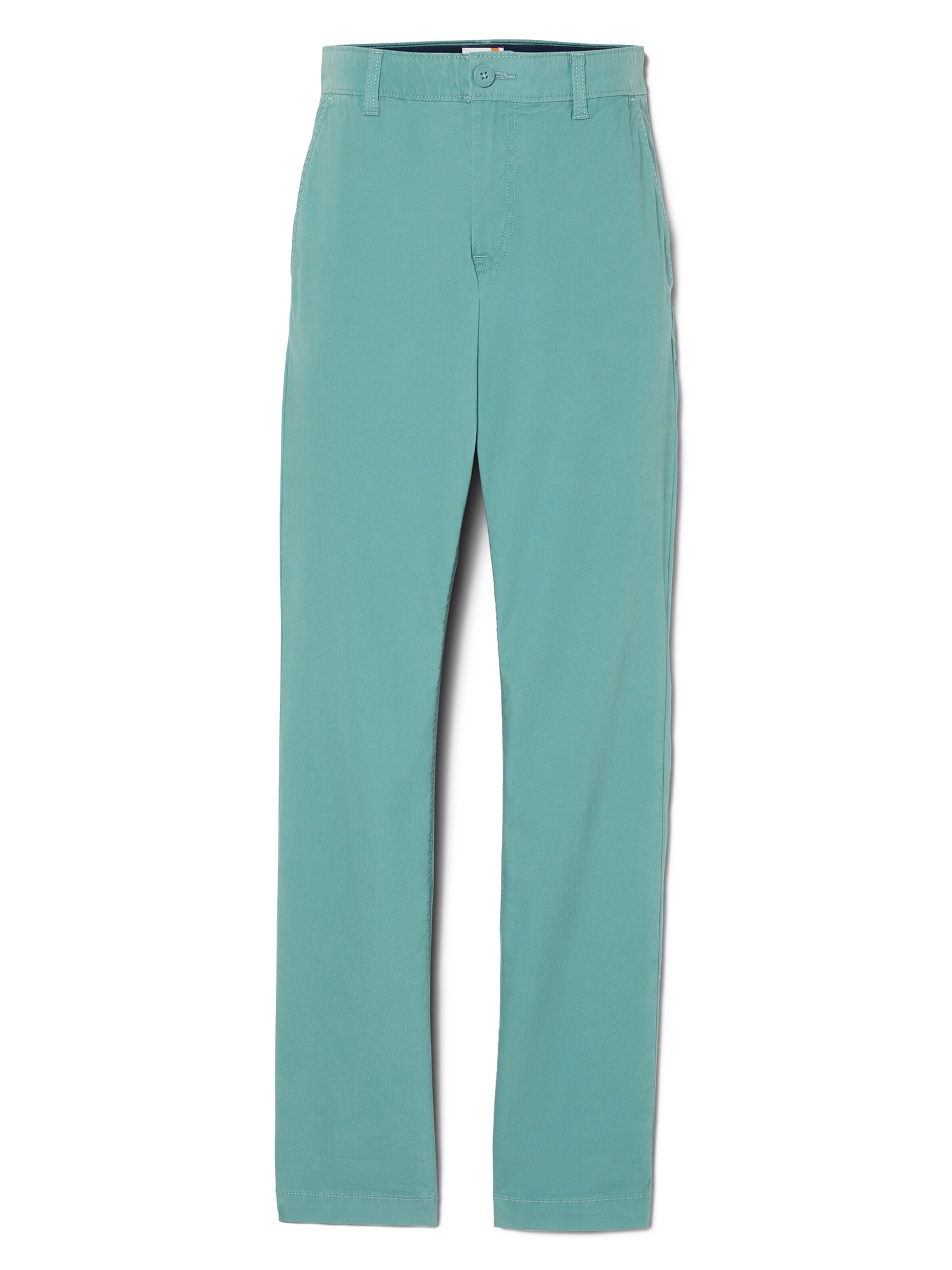 TIMBERLAND Слим фит Панталон Chino в зелено: отпред