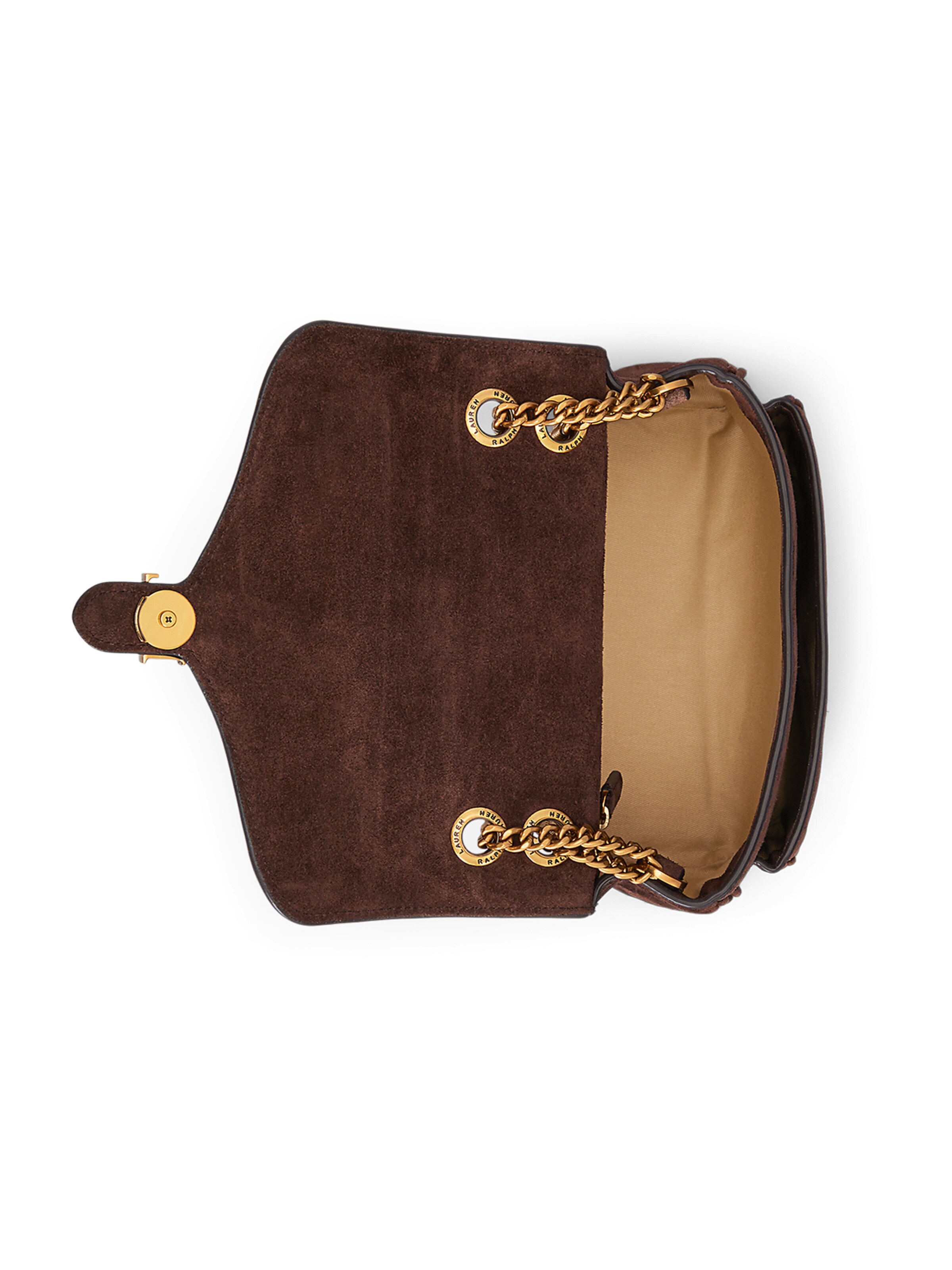 Borsa a tracolla 'BRADLEY' di Lauren Ralph Lauren in marrone