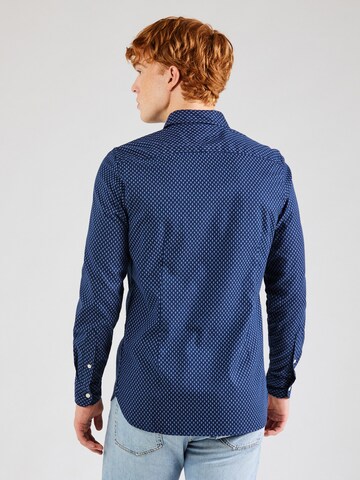 TOMMY HILFIGER Regular fit Overhemd in Blauw