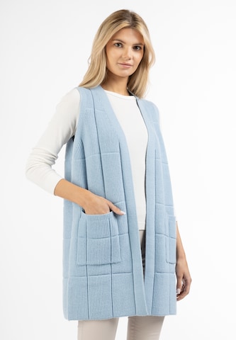 Gilet usha WHITE LABEL en bleu : devant