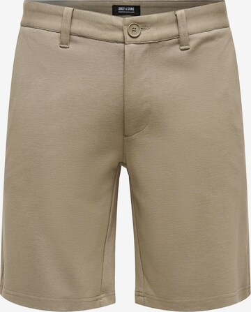 Only & Sons Lærredsbukser 'Mark' i beige: forside