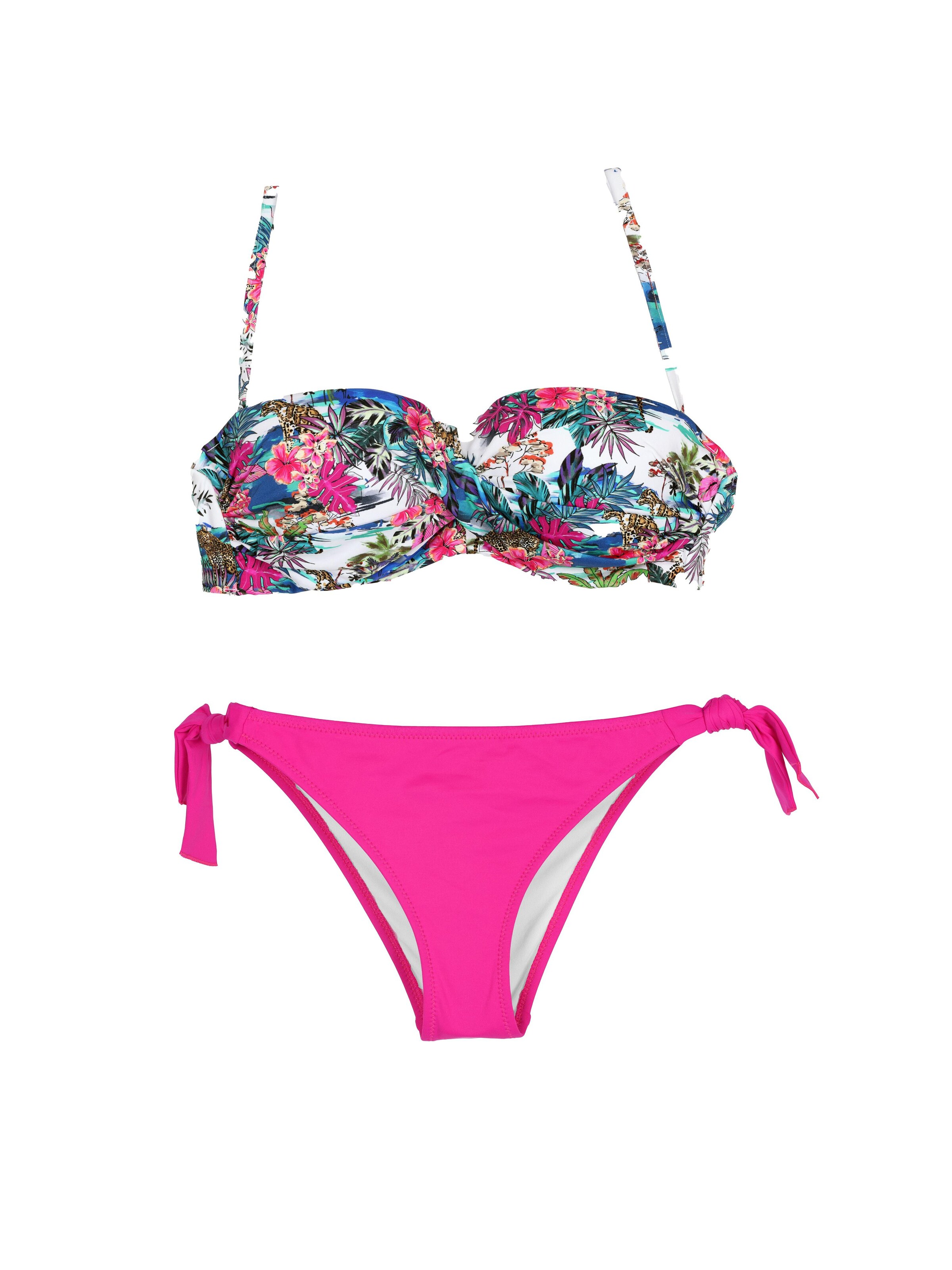 Lady EtnaBandeau Bikini - roza boja: prednji dio