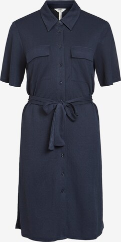 OBJECT Košilové šaty 'Jolina' – modrá: přední strana