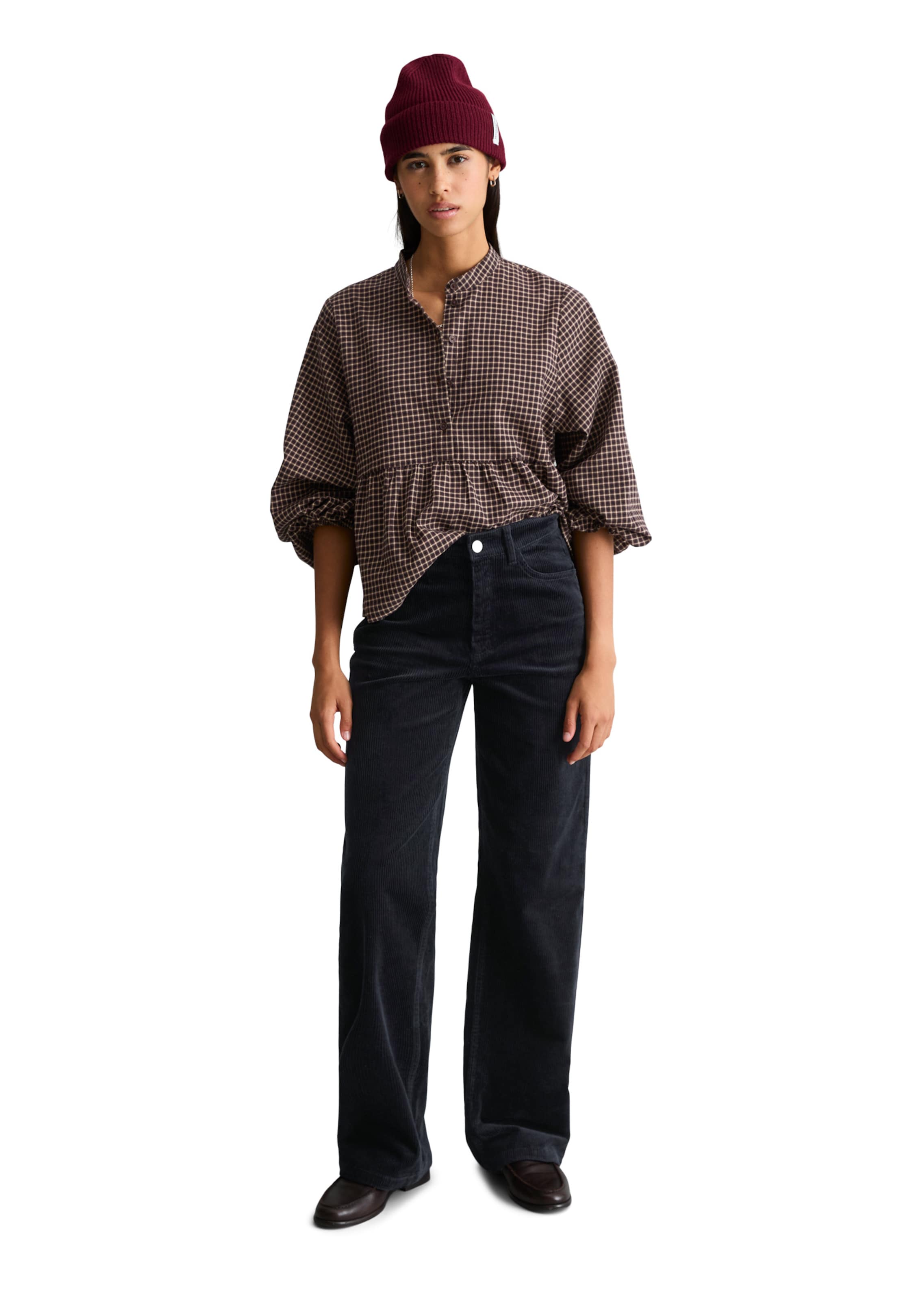 Marc O'Polo DENIM Wide leg Pants in Blue: front