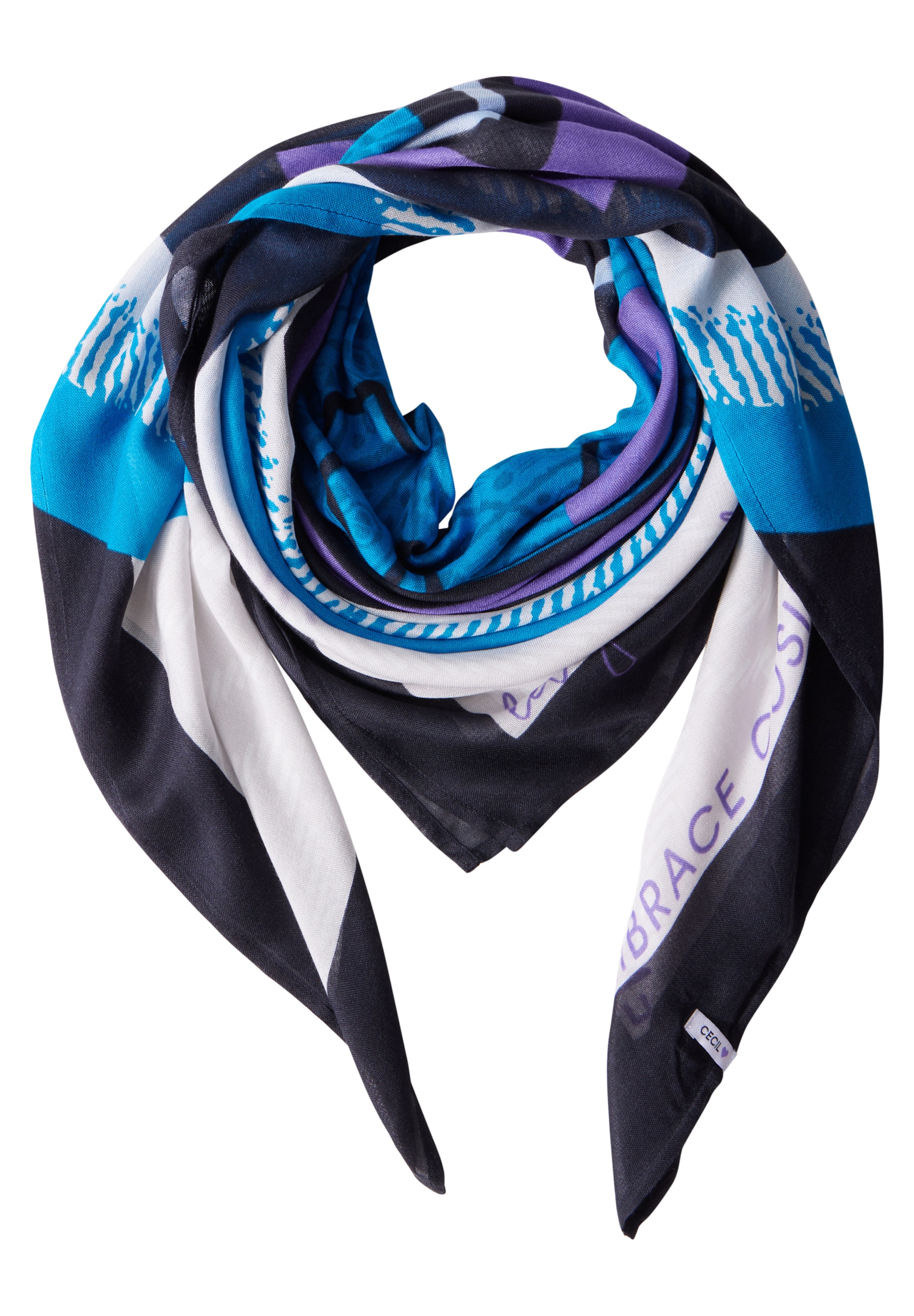 CECIL Tuch in Blau: Vorderseite