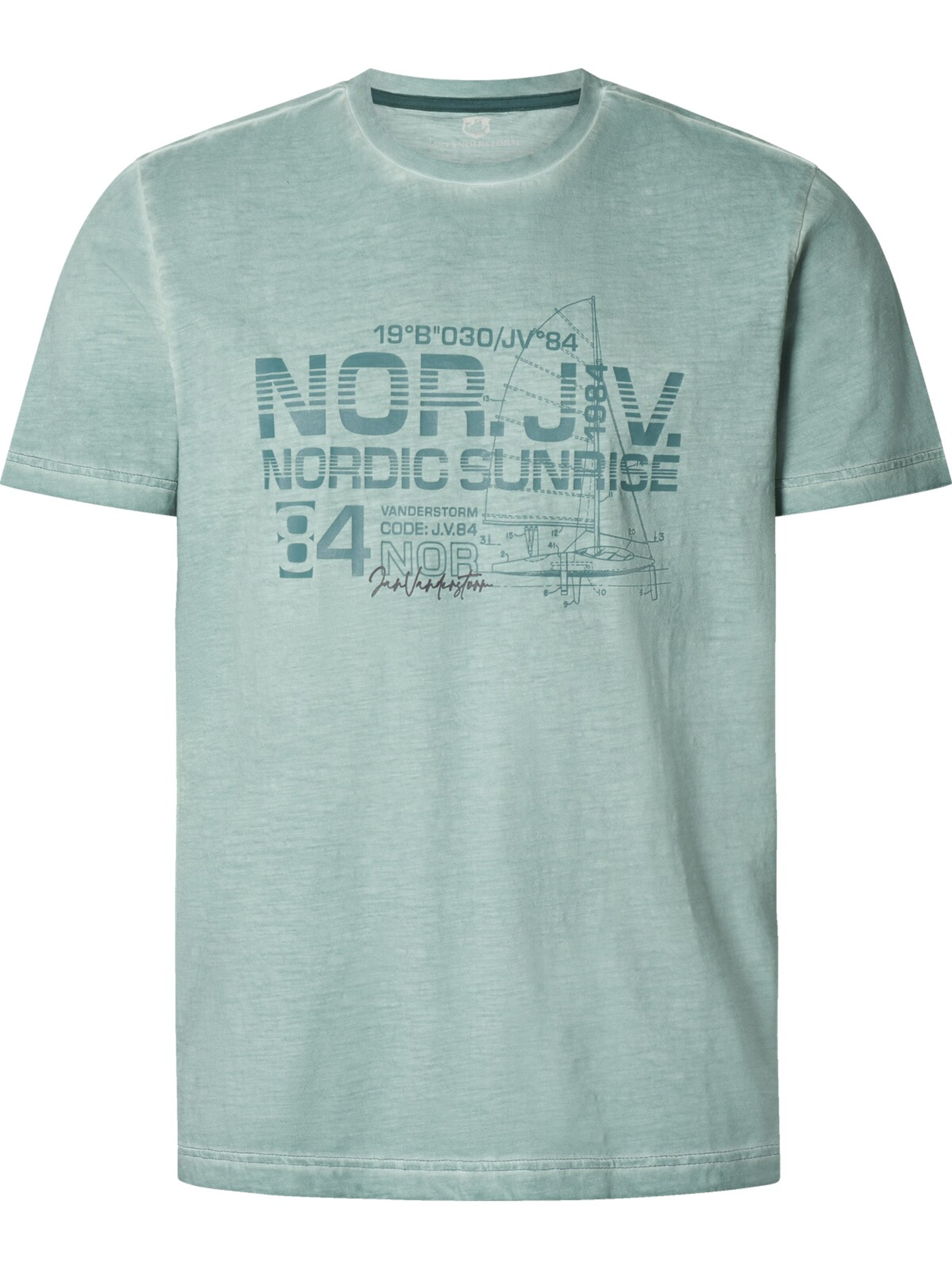 Jan Vanderstorm T-Shirt 'Adritar' in grün, Produktansicht