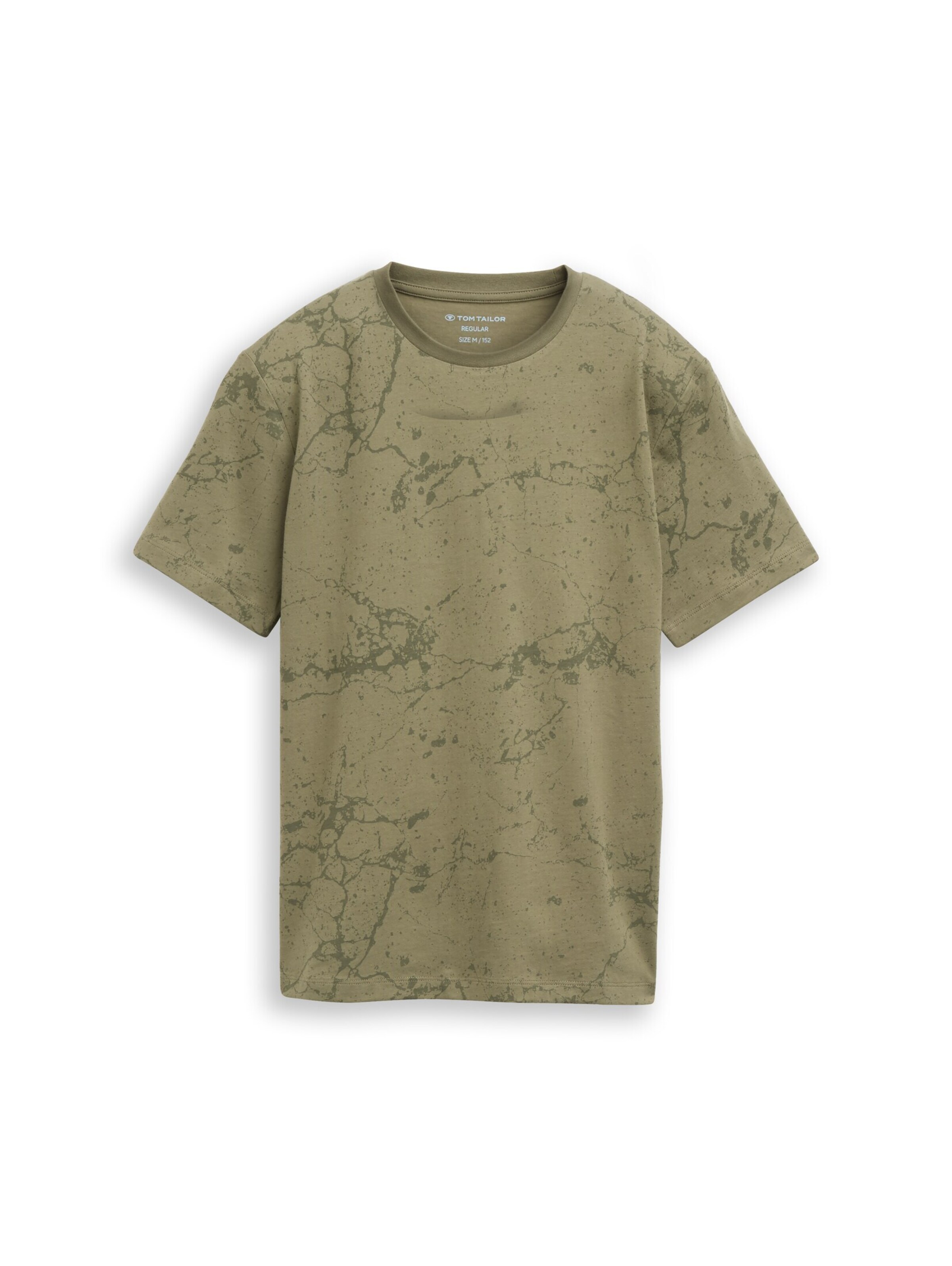 T-Shirt TOM TAILOR en vert : devant