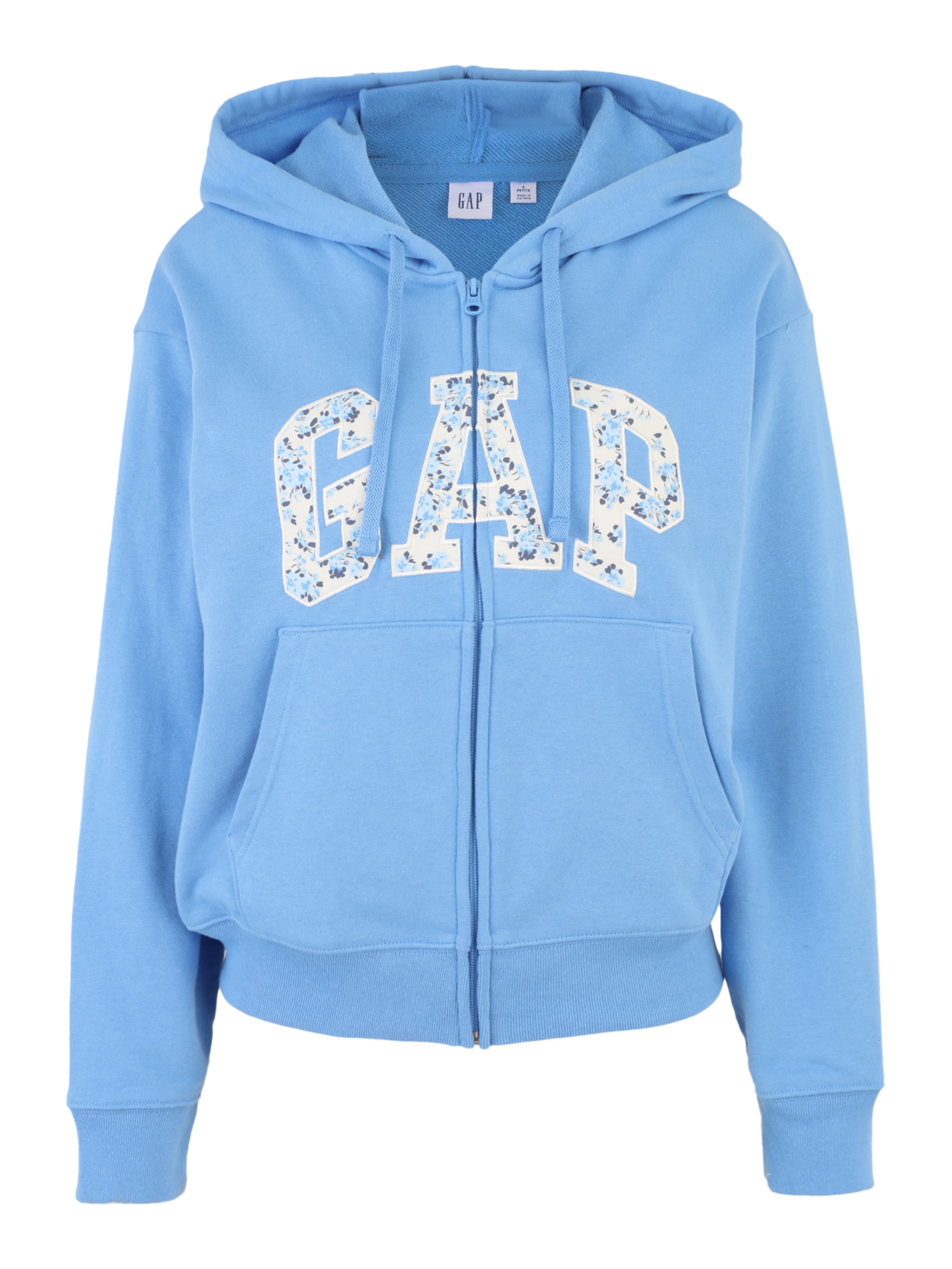 Gap Petite Sweatjakke 'HERITAGE' i blå: forside