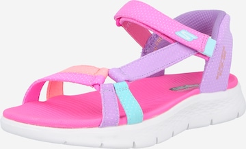 SKECHERS Сандали 'GO WALK FLEX-LOTS OF S' в лилав: отпред