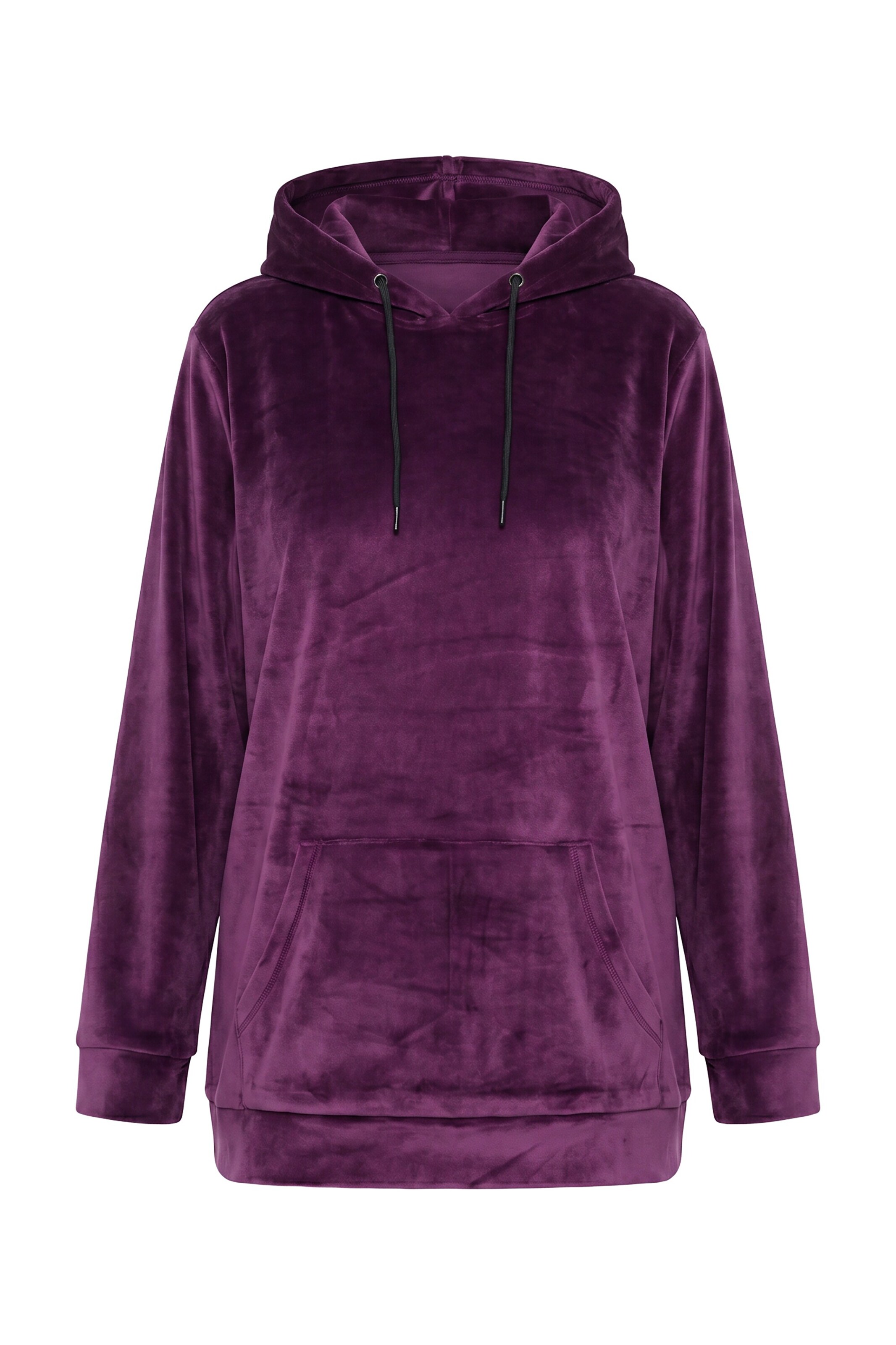Ulla Popken Sweatshirt in Purple: front