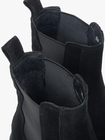 Estro Chelsea boots '09-3557' in Zwart