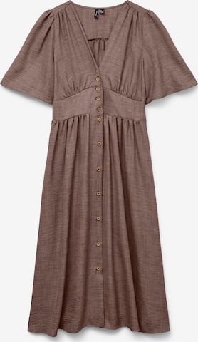 VERO MODA - Vestido 'VMMELANEY' en marrón: frente