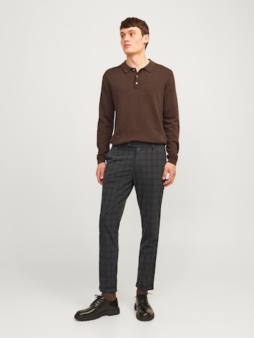 JACK & JONES Slimfit Chino nadrág 'JPSTMarco JJConnor' - szürke