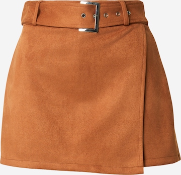 ABOUT YOU Hosenrock 'Fabia' in Braun: Vorderseite