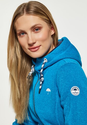 Schmuddelwedda Fleece jas in Blauw