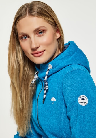 Schmuddelwedda Fleece jas in Blauw