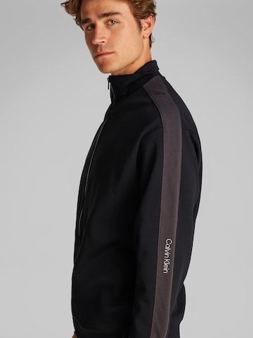 Calvin Klein Jeans - Sudadera con cremallera en negro