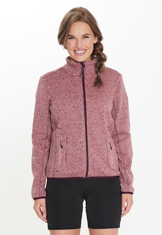 Whistler Athletic Fleece Jacket in Pink: front