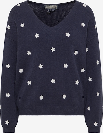 DreiMaster Vintage Sweater in Blue: front