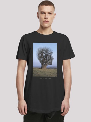 F4NT4STIC Shirt 'Pink Floyd Tree Head' in Black: front