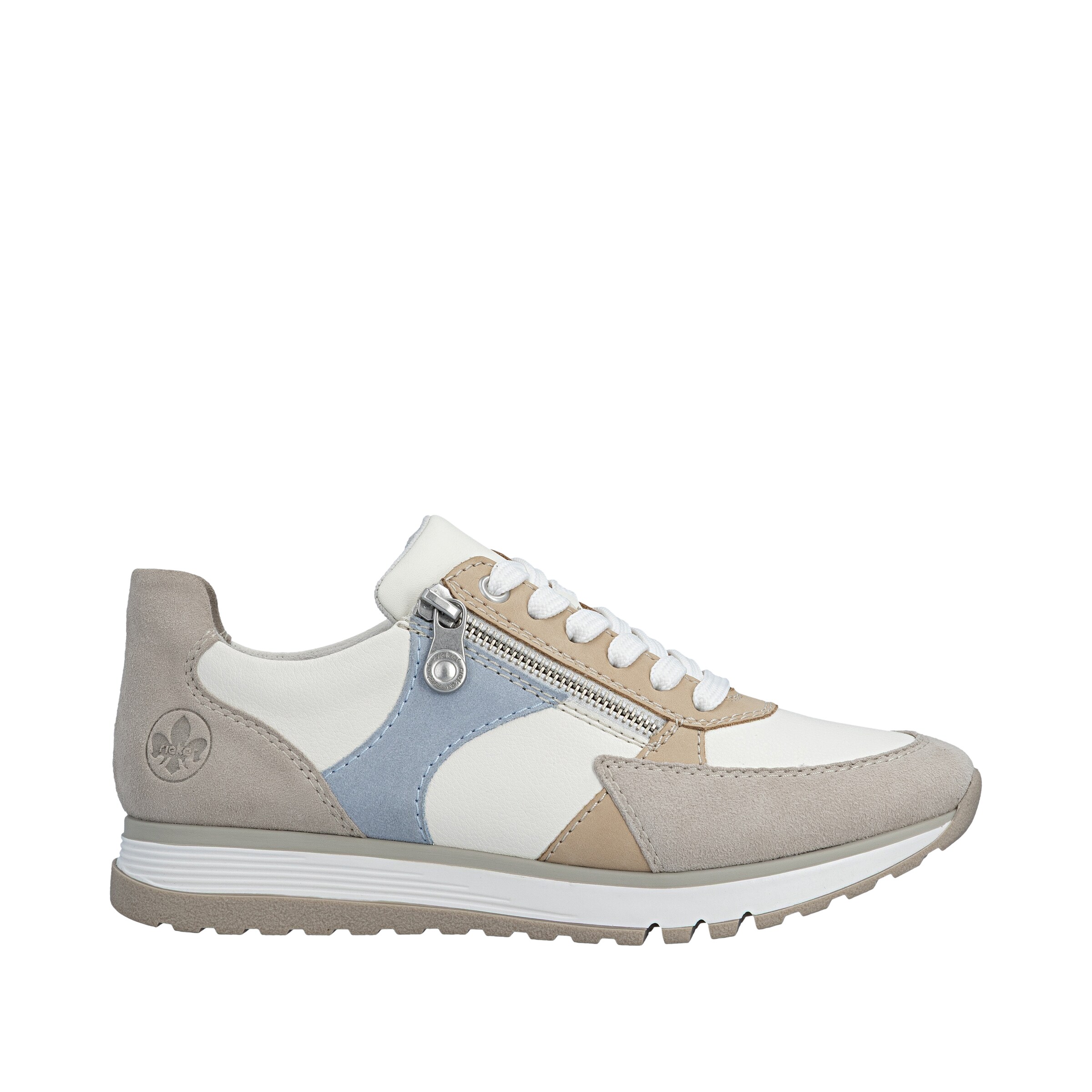 Baskets basses Rieker en blanc