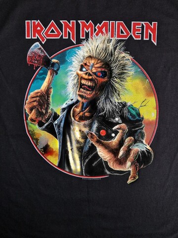 Maglietta 'Iron Maiden Axe Eddie Red White Circle Back and Front T-Shirt' di Iron Maiden in nero