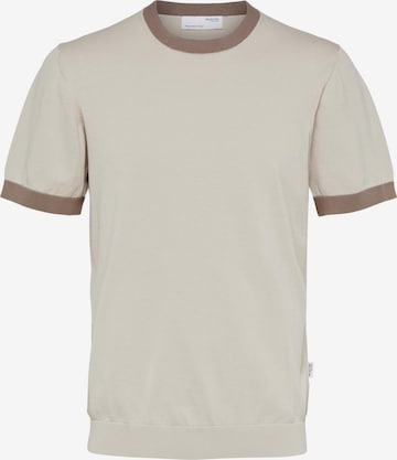 SELECTED HOMME - Jersey 'MATTIS' en beige: frente