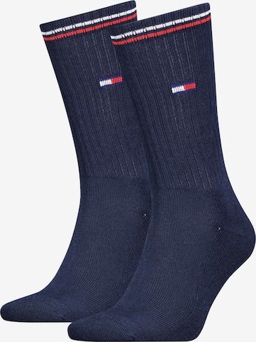 Chaussettes TOMMY HILFIGER en bleu : devant