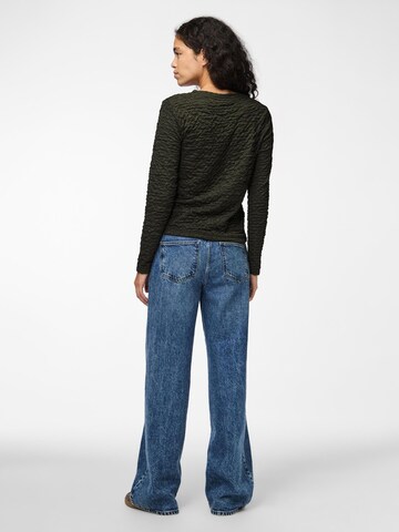 PIECES Shirt 'Olline' in Green