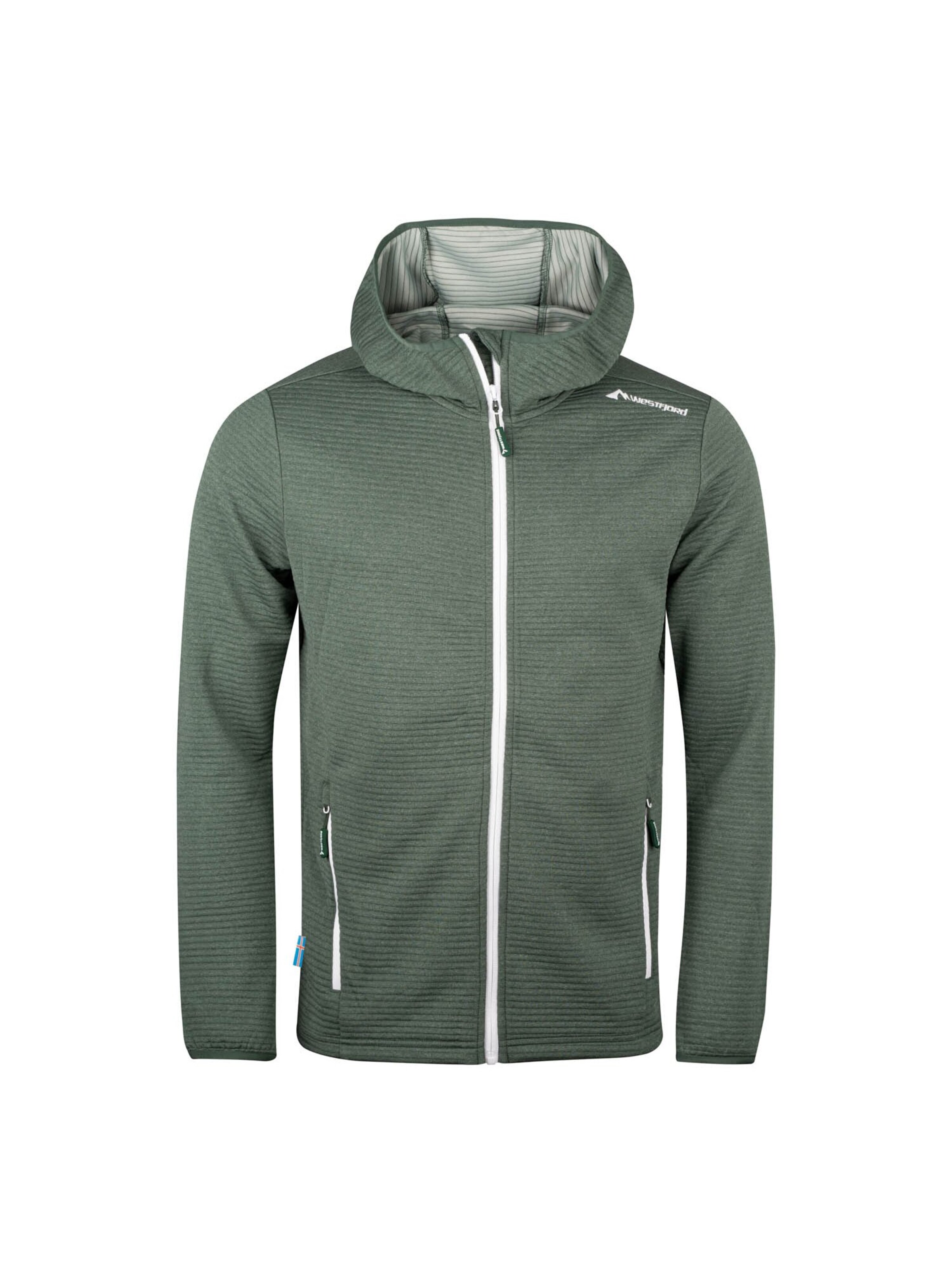 WESTFJORD Fleecejacke‌‌ in Grün: Vorderseite