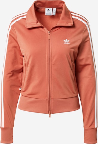 ADIDAS ORIGINALS Sweatjacke 'Adicolor Classics Firebird Primeblue' in Braun: predná strana