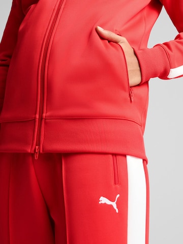 PUMA - Chaqueta deportiva 'Puma T7 Always On Track Jacket' en rojo
