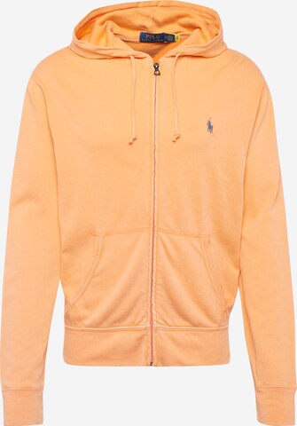 Polo Ralph Lauren Regular Fit Sweatjacke in Orange: predná strana