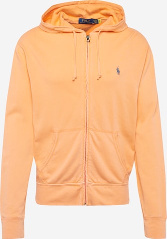 Coupe regular Veste de survêtement Polo Ralph Lauren en orange : devant