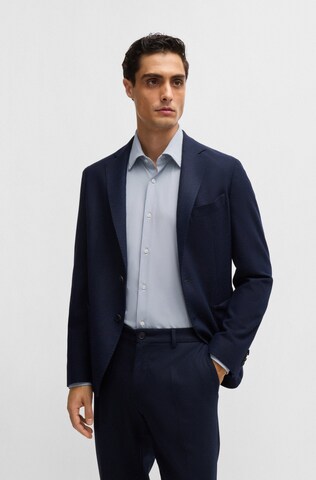 BOSS Regular Fit Businesshemd in Blau