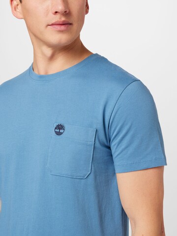 T-Shirt 'Dun-Riv' TIMBERLAND en bleu