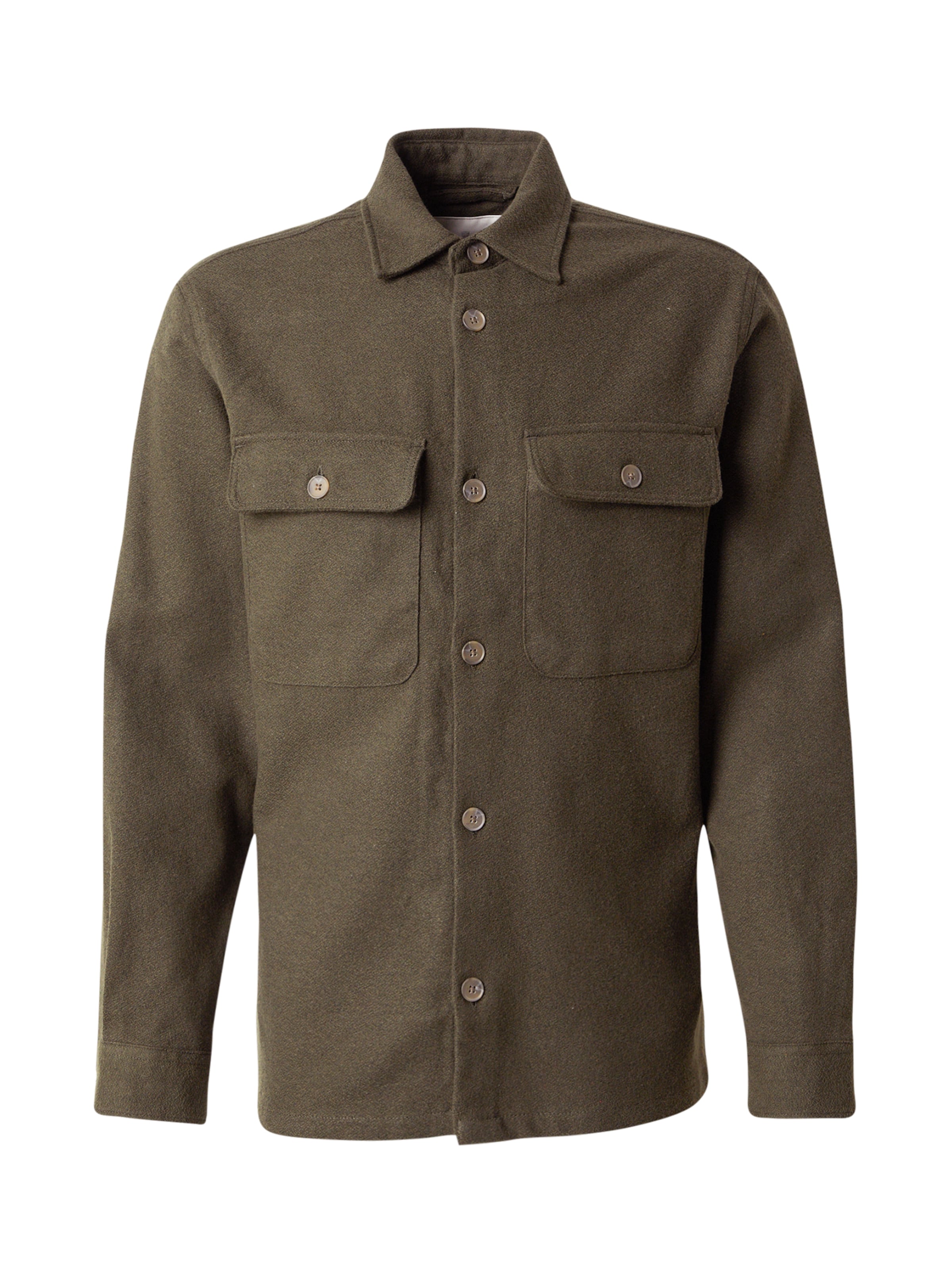 Jack & Jones Premium Рубашка 'RAYLE' в Зеленый: спереди