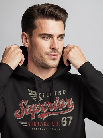 Neverless Sweatshirt 'Superior Vintage' in Black