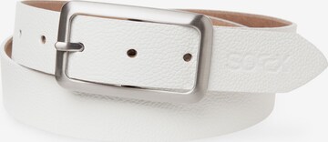 Soccx Belt in White: front