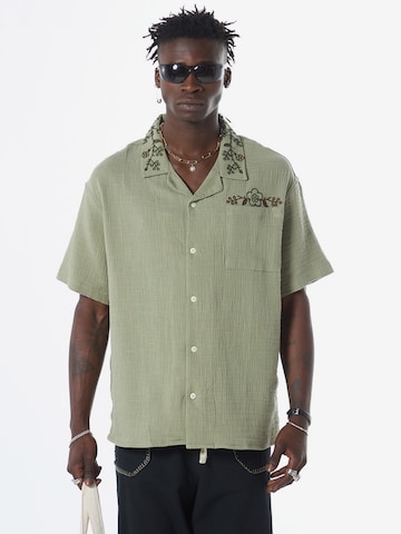 Chemise VAMOS CLO en vert : devant