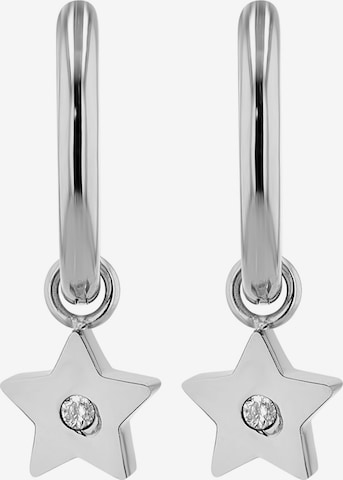 Akzent Earrings 'Sari, langlebig' in Silver: front